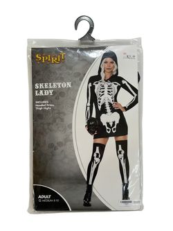 Spirit Skeleton Lady Halloween Costume Medium