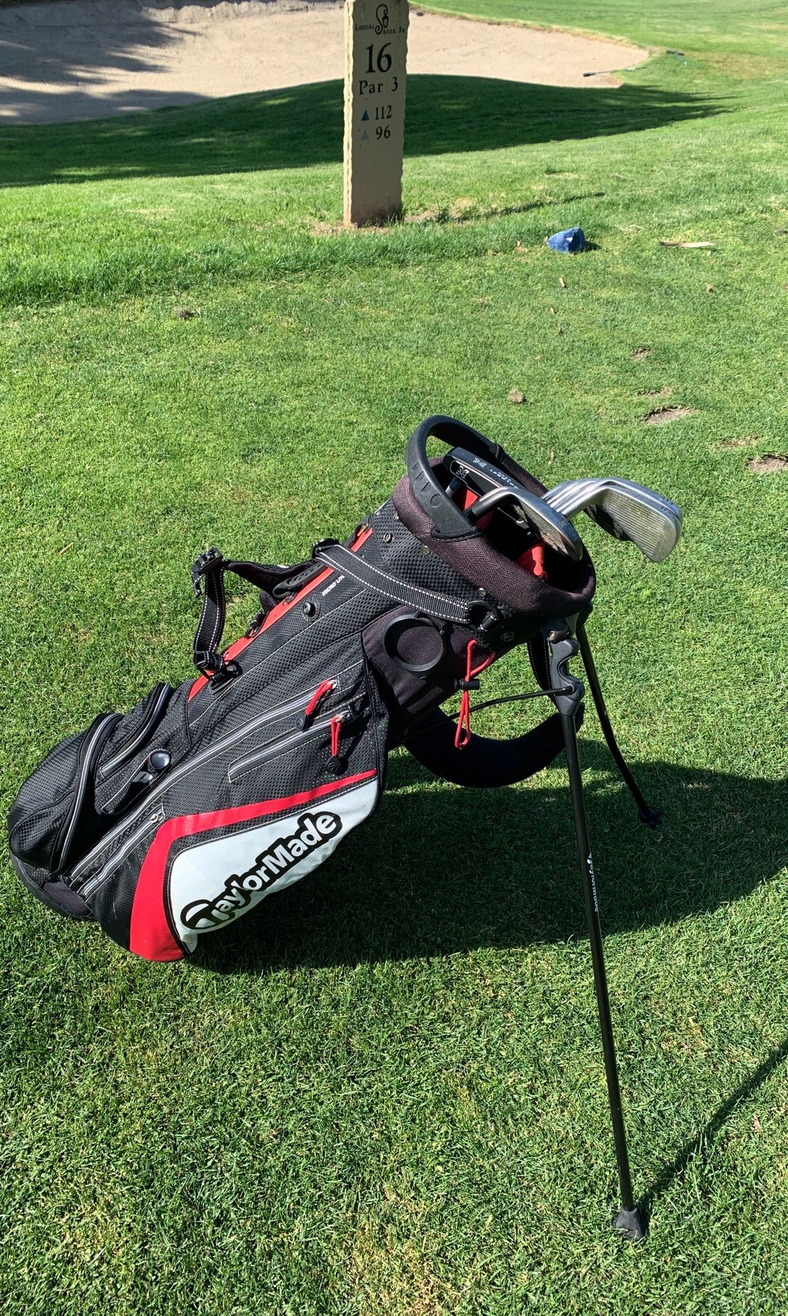 Golf Clubs and Bag