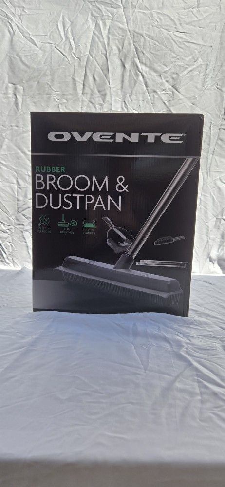 New Broom And Dustpan