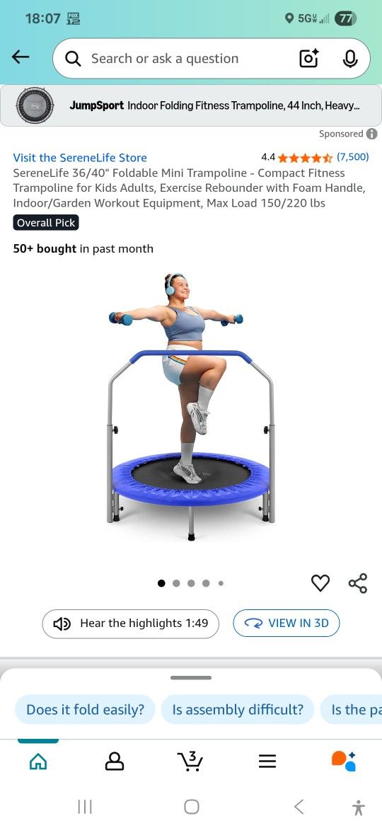Mini Trampoline