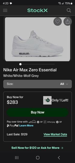Nike air max zero essential
