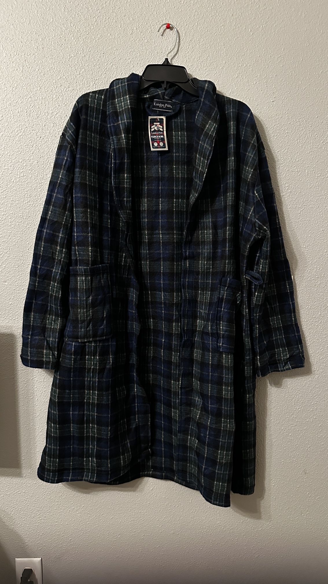 One Size London Polo Fleece Robe