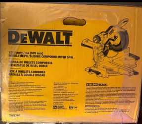 DEWALT DWS780 12” MITER SAW WITH XPS TECHNOLOGY *new*