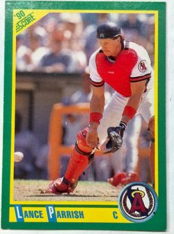 1990 Score Lance Parrish Baseball Card # 35 Unc