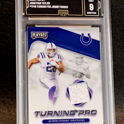 2020 Playoff 💥 Jonathan Taylor 💥 Turning Pro Jersey Rookie GMA 9 Near Mint 💎 - Indianapolis Colts 
