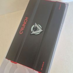 CRUNCH 3725 WATTS MONOBLOCK 1 OHM STABLE BUILT IN CROSSOVER WITH BASS CONTROL CAR AMPLIFIER