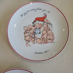 Vintage Christmas Plates