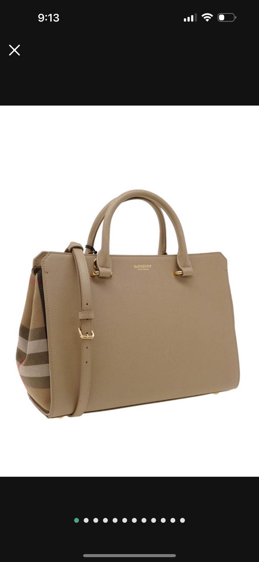 New Burberry Banwell Tote Crossbody Bag MSRP $1950