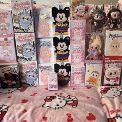 * Please Read Description For Prices* PopMart (Labubu, Crybaby, Dimoo World, Mickey Family,Hacipupu)