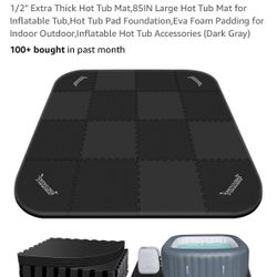 Thick Hot Tub Mat 85inches Large