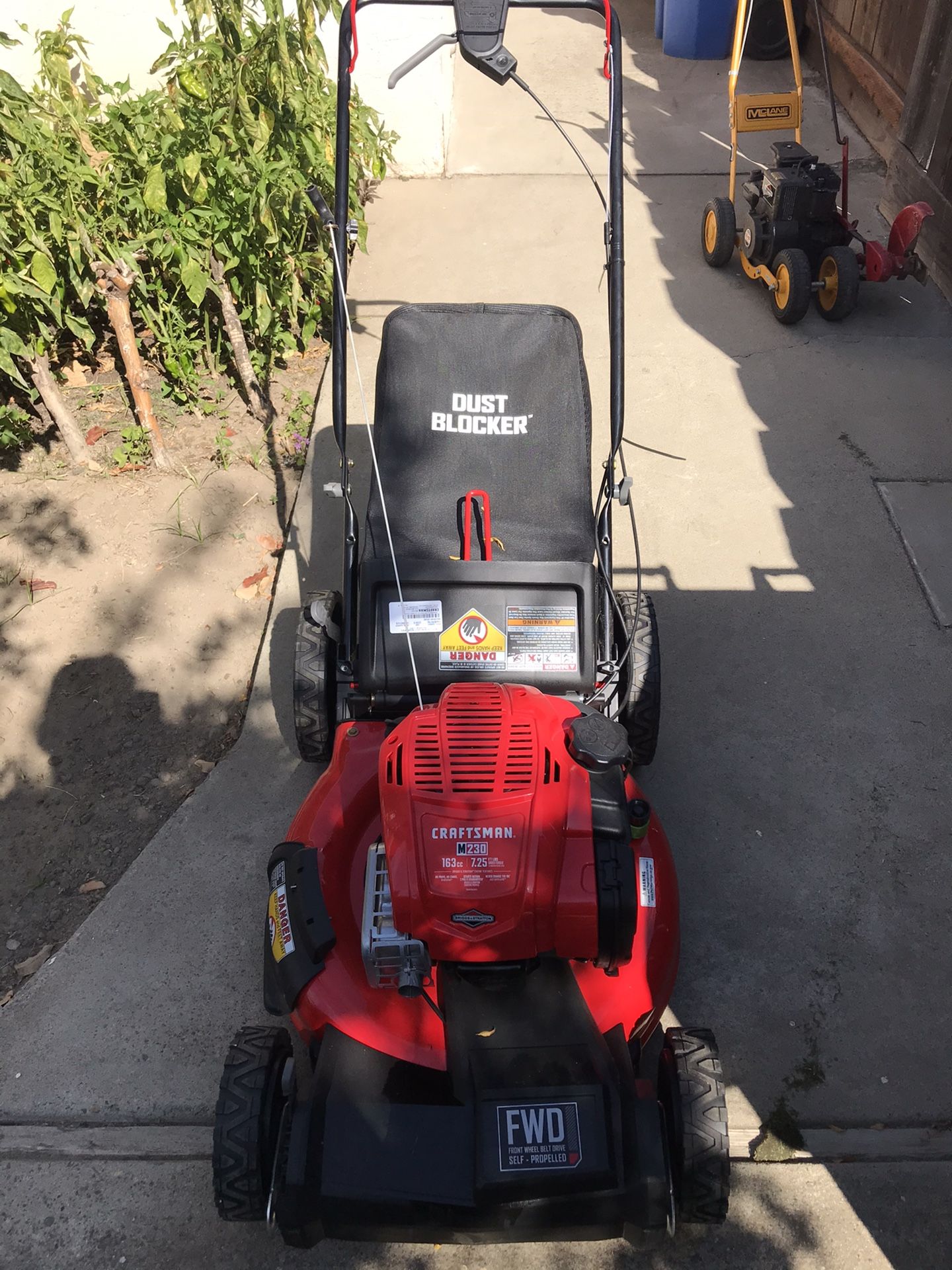 LIKE NEW craftsman lawn mower self propelled