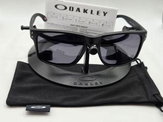 New 100% Authentic Oakley Holbrook Black frame with black prizm lenses and silver icons