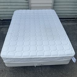 Queen Mattress Boxspring & Frame (Delivery Available!)