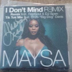 MAYSA I Don't Mind Remix Autograph CD 