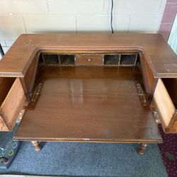 Antique Desk And Chair.  
