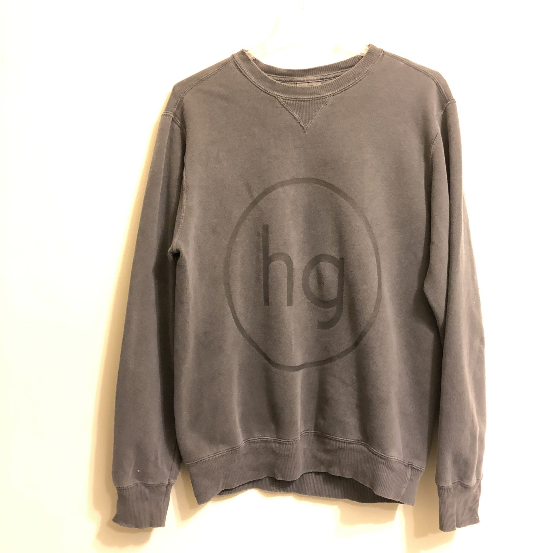 Port & Company Faded Grey Lounge Long Sleeve Sweatshirt