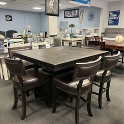 Dining Set Table with 4 Chairs
