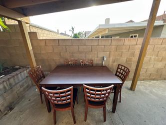 Dining table set