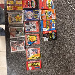 Unopened Vintage Baseball Card Packs