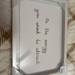 Inspirational Wall Sign Be The Energy You Want To Attract