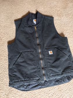 Carhartt large tall black vest