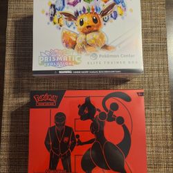 Pokemon Center Prismatic/Destined ETB's