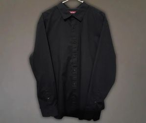 Classic Black Long-Sleeve Dress Shirt by AXIST