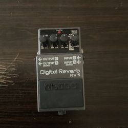 Boss Digital Reverb Pedal