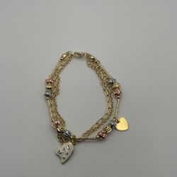 Stainless Steel Heart Bracelets 