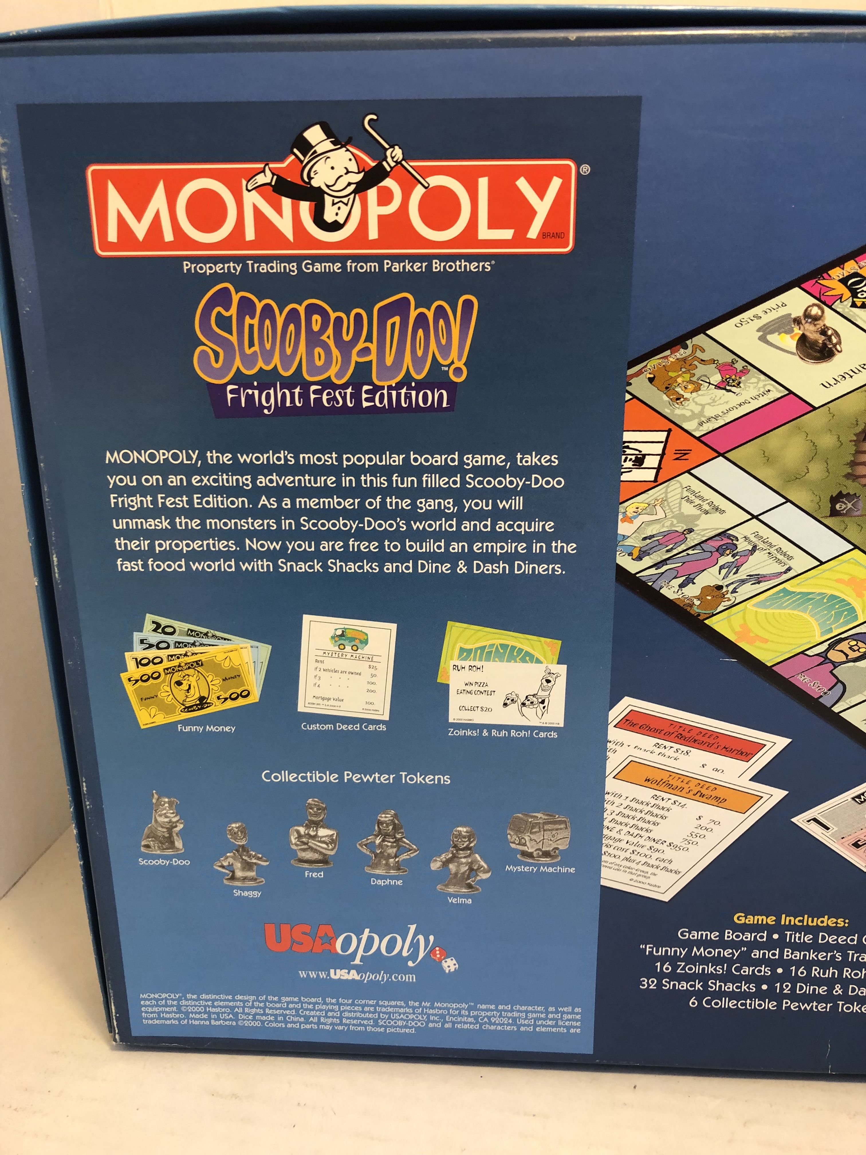 Monopoly Scooby-Doo Fright Fest Edition for Sale in Independence