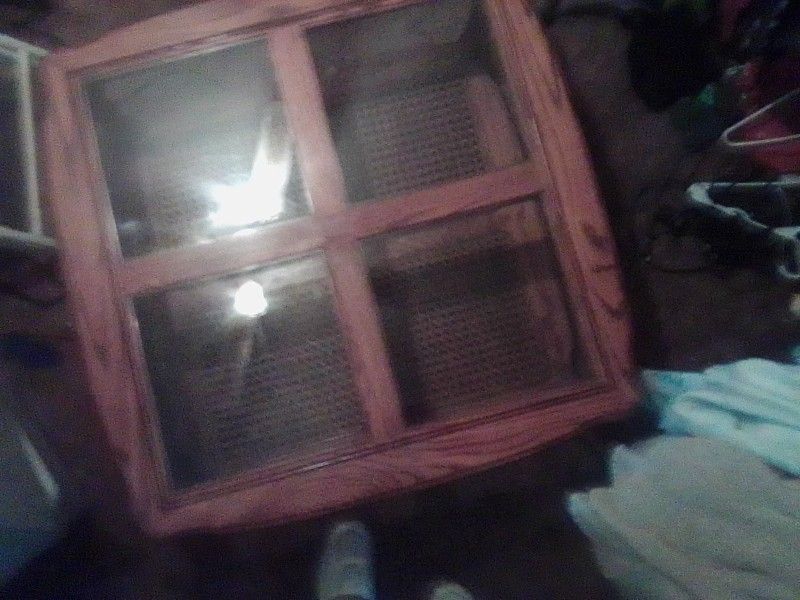 Big Wooden With Glass Inlay Coffee Table