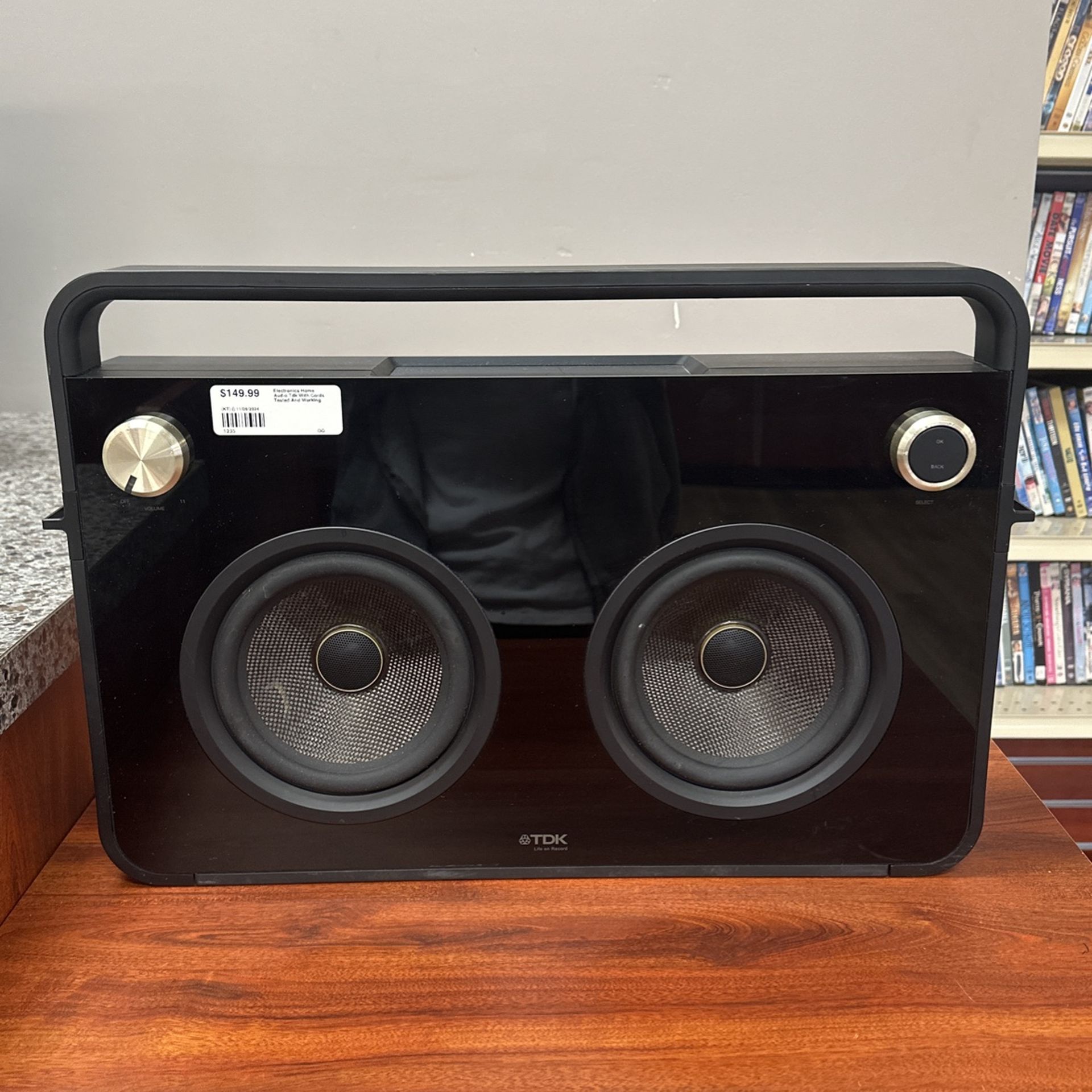 TDK 2-Speaker Life on Record Boombox