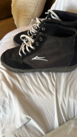 Lakai Riley 3 High Suede (Black/Black) size9.5