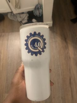White Bottle cup