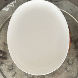 Threshold White Porcelain Serving Platter - Large
