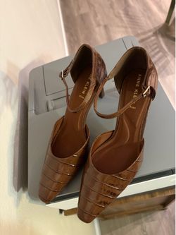 Anne Klein flex footbed women size 9  leather