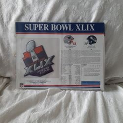 2015 Super Bowl XLIX Patch The New England Patriots And The Seattle Seahwks 