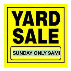 ONE DAY ONLY!! SUNDAY SALE, TONS OF GREAT STUFF!!