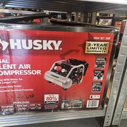 Husky 1 Gal Silent Air Compressor 