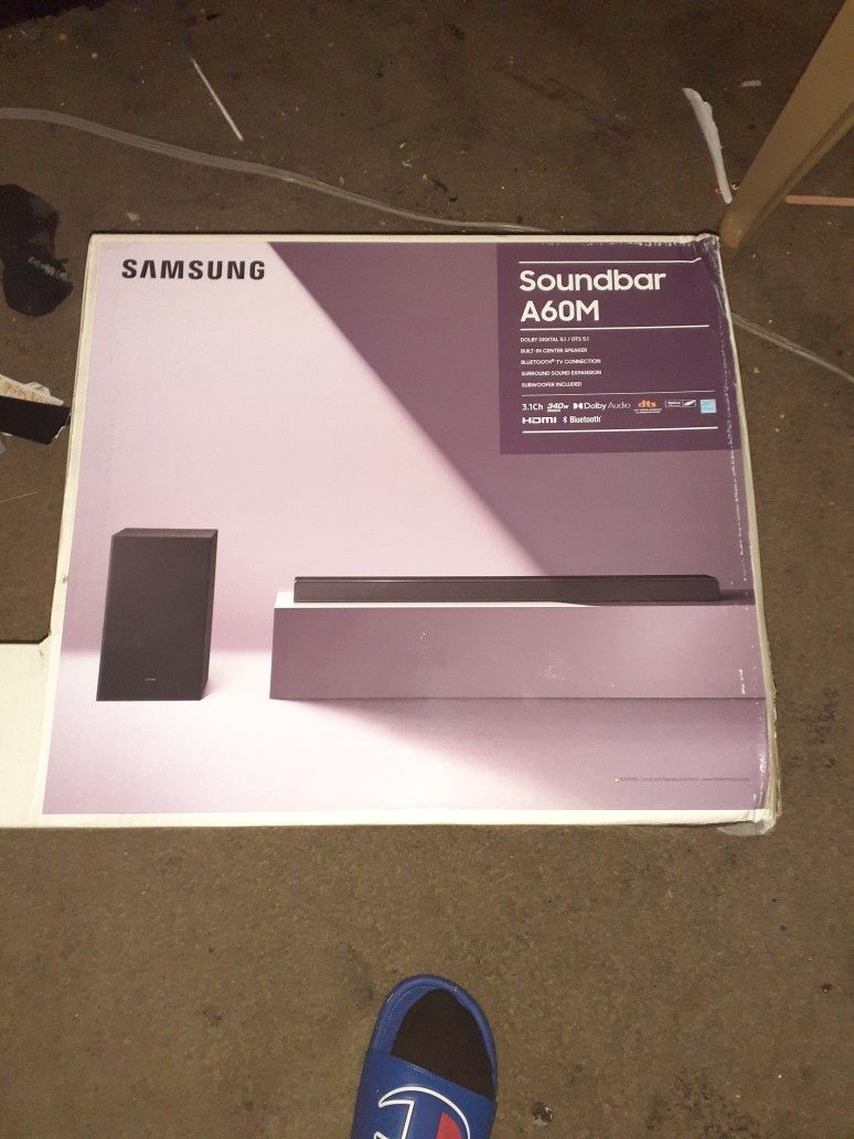 SAMSUNG HW-A60M 3.1 Channel Soundbar with Wireless Subwoofer and Dolby 5.1 / DTS Virtual:X