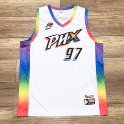 Phoenix Mercury PHX Pride Day 2024 WNBA Rainbow Limited Edition Jersey Adult XL