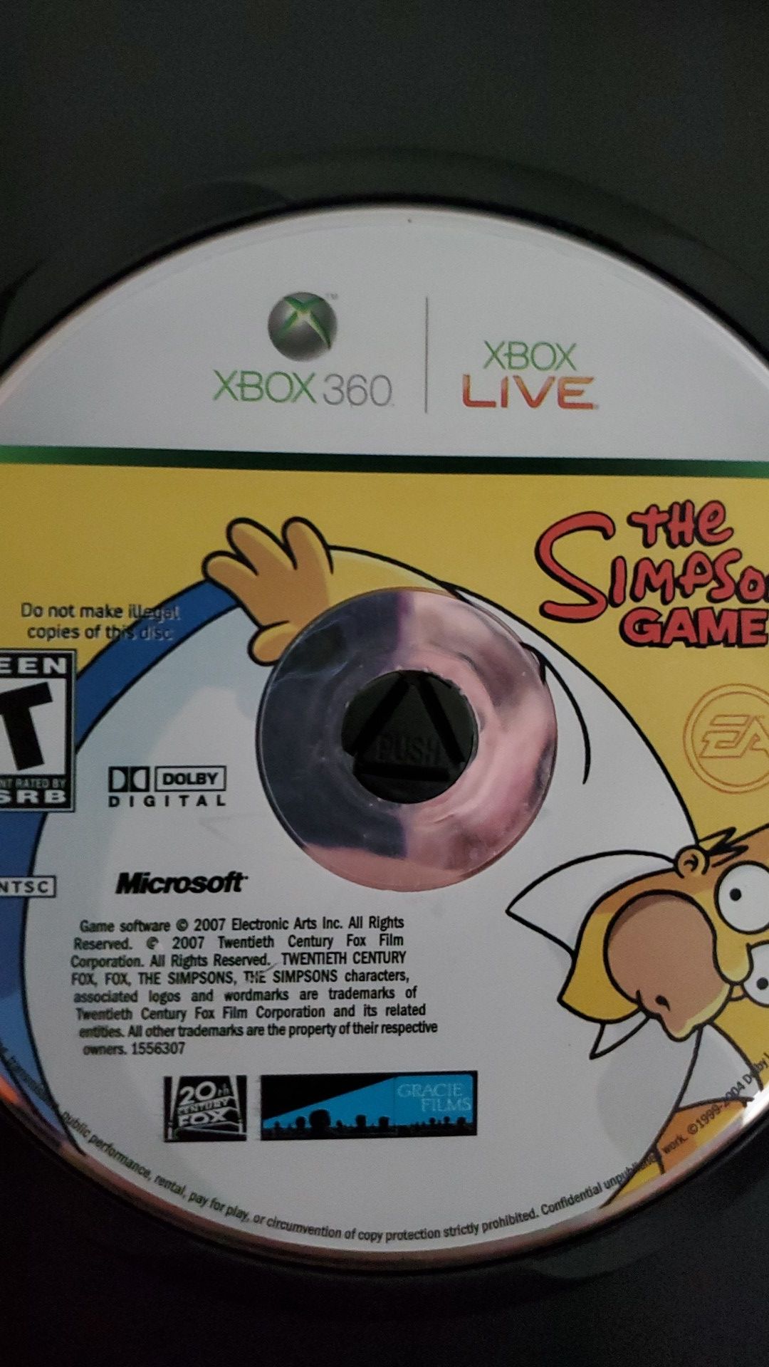The simpsons game xbox 360