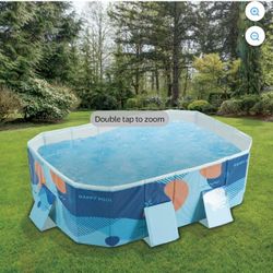 Foldable Swimming Pool Square   Outdoor Puncture Resistant 73''