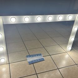 Mirror with lights