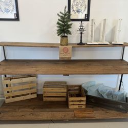 Wood Display Table 3 Tier 