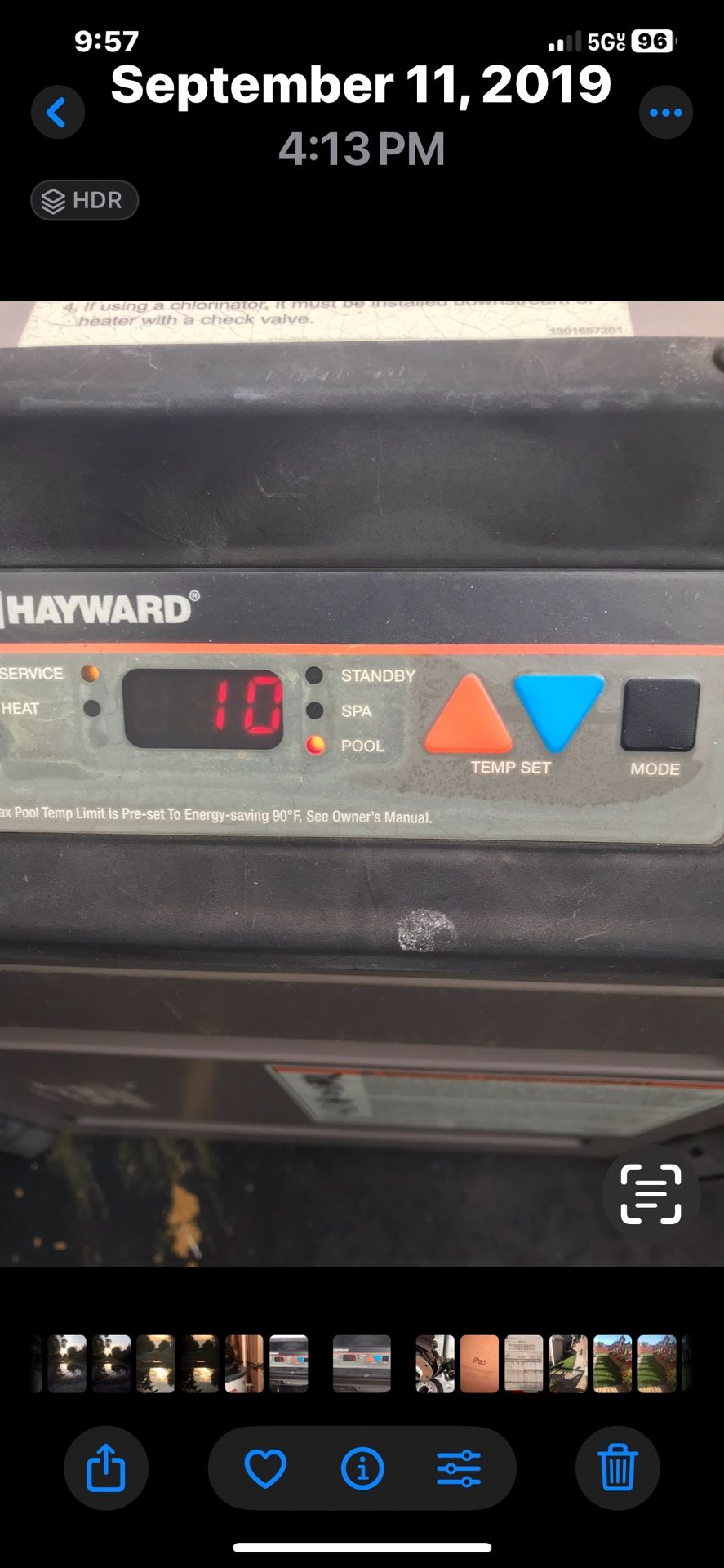 Hayward Pool Heater