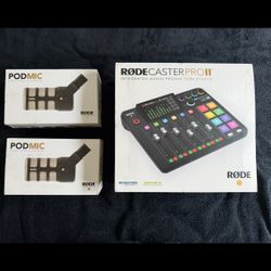 Rode Podcast Caster PRO 2 + Podmic (x2)