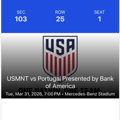 USMNT vs Portugal in Atlanta, Georgia