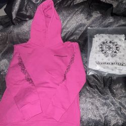 Purple matty boy Chrome hearts hoodie