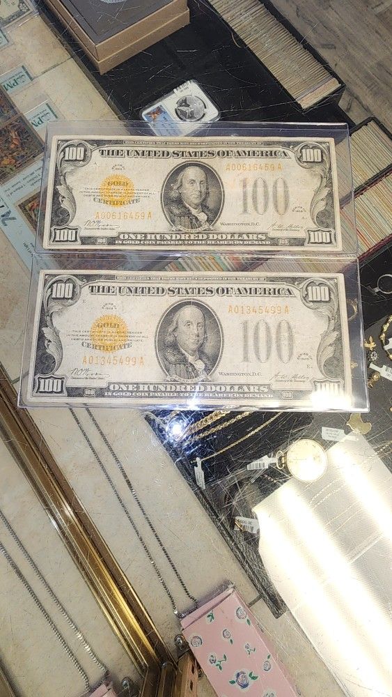$100 Gold Certificate